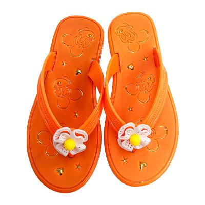 China Flip Flops Fashion Trend Fashion Girl Beach Boys Kids Shoes Slippers Bare Kids Slippers for sale