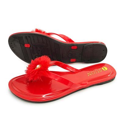 China Custom women flip flops shoes creative/comfortable/durable/non-slip flat chappal platform slippers with logo for sale