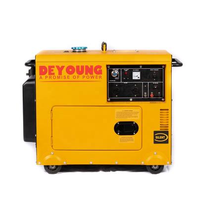 China 5kw Silent Diesel Generators Remote Start DY6000LN for sale