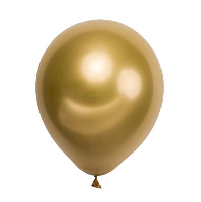 China Eco-Friendly Balloons Wholesale Shiny 10inch Metal Pearl Latex Balloons Chrome Colors Thick Metallic Helium Air Balls Globos Te koop