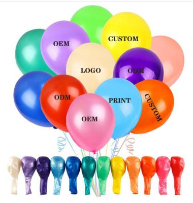 China Customized Balloons Eco - Friendly Printing Latex Balloon With Logo zu verkaufen