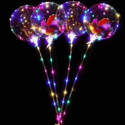 Chine Eco-friendly factory wholesale LED Bobo Balloon For Party Decoration high quality from haoshidai and gift for kids à vendre