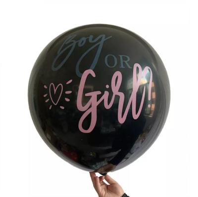 China 36 Inch Modern Gender Reveal Haoshidai Party Boy Or Girl Balloon for sale