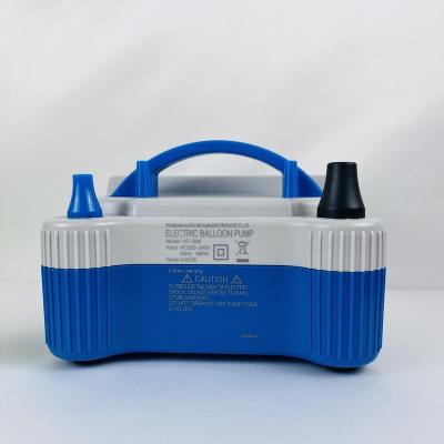 China Haoshidai Eco-friendly Electric Balloon Blower Pump Machine For Inflating Blue Balloons Double Spout Balloon Pump For Double Balloon Te koop