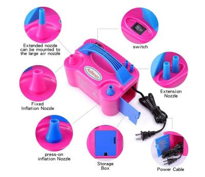 China Eco-friendly Balloon Accessories Manual Amazon Balloon Hand Compressor Plastic Electric Balloon Pump en venta