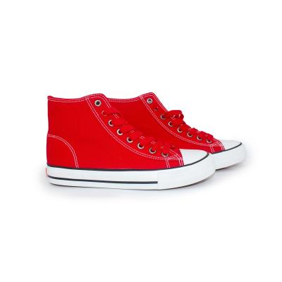 China Fashion trend women 2022 designers shoes for high top female canvas shoes red womenclassic for sale