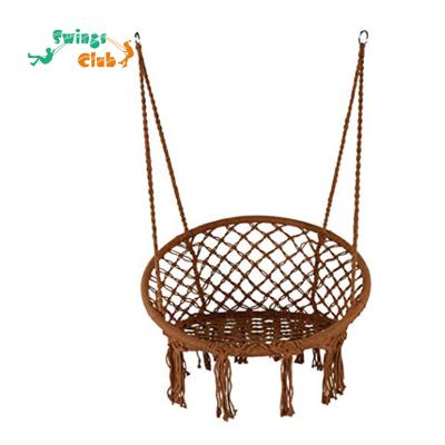 China High Hanging Chair Load Bearing Modern Hammock Chair Camping Garden Hammock With Cotton Rope for sale