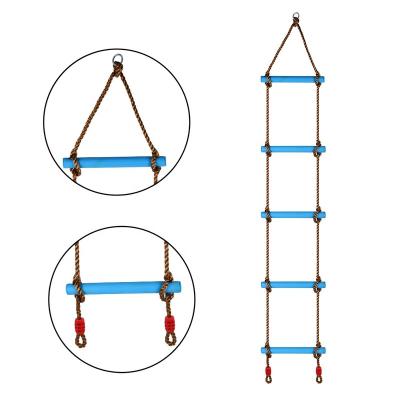 China Garden Colorful Kids Warrior PP Obstacle Course Outdoor Climbing Frames For Playground for sale