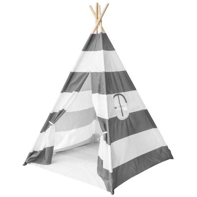 China Toy Four Soft Poles Bars Indian Teepee Tent Playhouse Kids Teepee Tent for sale