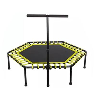 China Without net high quality commercial trampoline protector in sale park solid color trampoline with detachable parts for sale