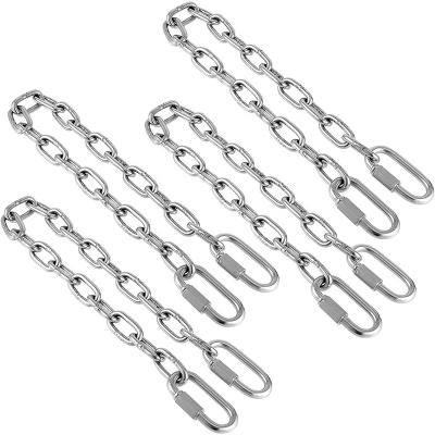 China Modern Stainless Steel Hanger Chair Chain And Swing Hooks Sets For Indoor Outdoor Playground Chair Hammock for sale