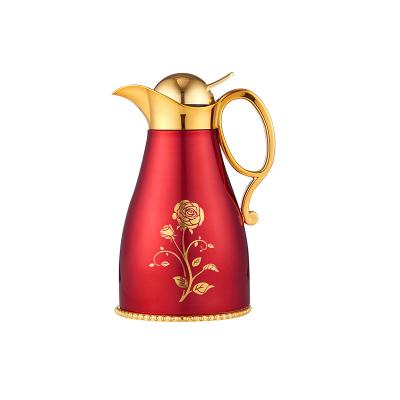 China 2023 New Business Stainless Steel Material Durable Thermos Exquisite Large Size 1l Coffee Kettle for sale