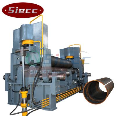 China Building Material Stores Heavy Duty Bending Iron Carbon Steel W11S-10x4000 Metal Plate Rolling Machine for sale