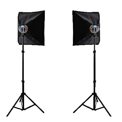 China 2 Pcs mini photography equipment photo studio photoshoot softbox big led soft box with carrying bag for sale