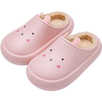 China Winter Lightweight Kids Home Slippers Kids Indoor Cotton Shoes Girls Plush Slippers Warm Boys Indoor Slippers for sale