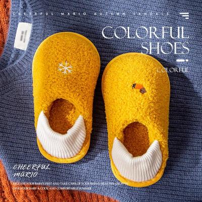 China Hot Sale Anti-slippery in the fall and market slippers, fluffy and warm, women's and children's winter household cotton slippers, indoor cotton slippers for sale