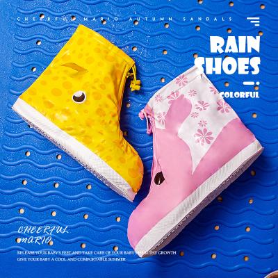 China Mario Children's Rain Boots Baby Waterproof Cheerful Girl Boy's Non-slip Rainboots Outdoor Kids Waterproof Shoes for sale