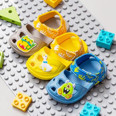 China Jolly Mario Baby Hook and Loop Sandals Waterproof | New EVA Cartoon Shoes Slippers for sale