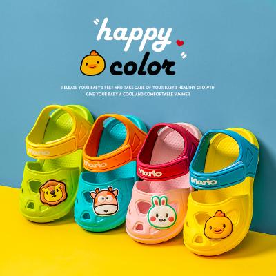 China Jolly Baby Mario Crochet & Loop Breathable Sandals | New EVA Cartoon Shoes Slippers for sale