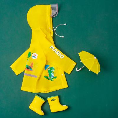 China Gay Children EVA Rain Coat Mario Cartoon Rain Poncho Children Rain Gear Bachelorette Raincoat Clothes Raincoat for sale