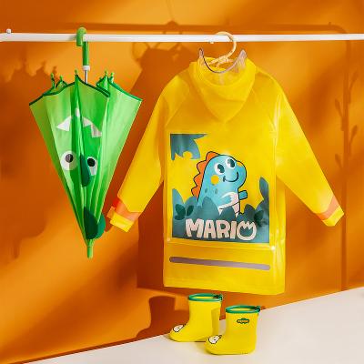 China Gay Children EVA Rain Coat Mario Cartoon Rain Poncho Children Rain Gear Bachelorette Raincoat Clothes Raincoat for sale