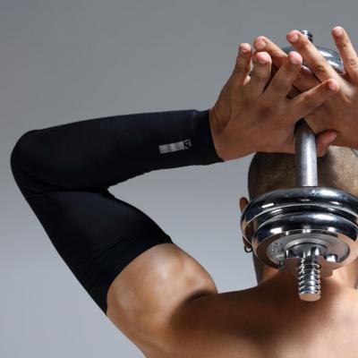 China Adult Compression Arm Supporter For Powerlifting Sports Reduce Joint Pain Men Women for sale