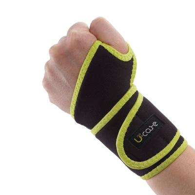 China Adult Elastic Compression Wrist Protector Wristband For Tennis Sports Men Boxing Women for sale