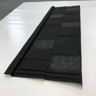 China Modern Building Materials Aluminum Steel Sheets Stone Metal Black White Galvanized Covering Coated Roof Tile In China for sale