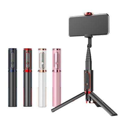 China Portable Flexible Stabilizers Selfie Stick Tripod Mini Handheld BT Selfie Wireless Stick For Smart Phone for sale