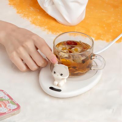 China New Smart 2022 Thermostatic Hot Plate Milk Tea Water Heater 3 Speed ​​Coffee Mug Cup Coaster Viable Heating Pad For Home for sale