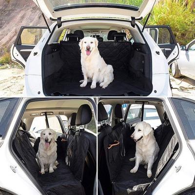 China Waterproof Against Dirt & Waterproof Pet Fur Protector Scratchproof Non-slip Durable Pet Dog Car Back Seat Cover for sale