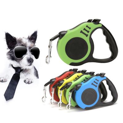 China Retractable Pull Dog Leash Lightweight 16FT Pet Training Advance Heavy Duty Automatic Extendable Dog Leash Stocked for sale