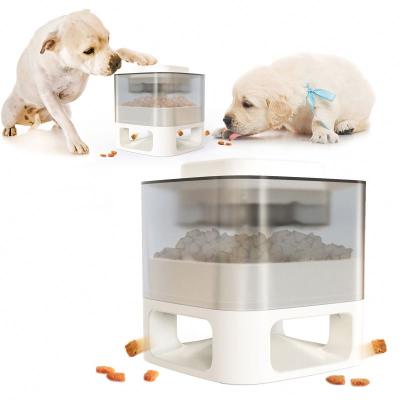 China Automatic Type Dog Push Feeding Bowl And Toy 2 In 1 Bowl Fashionable Dog Pet Feeding Bowl for sale