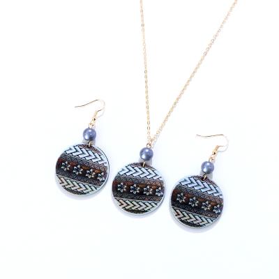 China Feature Komi 2021 Hawaiian Jewelry Wholesale Jewelry Sets Round Shape Design for sale