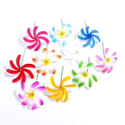 China Wholesale Colorful Flower KOMI Hawaiian Hawaiian Painting Foam Artificial Flower Ears With Flowers Wedding Party Jewelry for sale