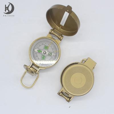 China Qjx-c99 Guide Christmas Gift Student Outdoor Camping Pointing Hiking Survival Compass Copper Handheld Mini Portable Working Compass for sale