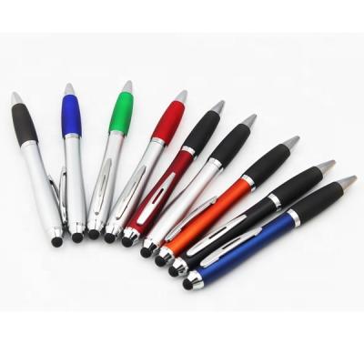 China Manufacture Promotional Hot Sales Alpha Pen JJXF-003 Soft Touch Pen With Custom Logo Stylus Promotional Stylus Plastic Pen for sale