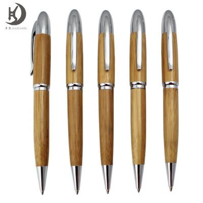 China Promotional Pen JW-021 Wholesale Manufacturer High Quality Advertising Custom Logo Reuse Bamboo Ballpoint Pen for sale