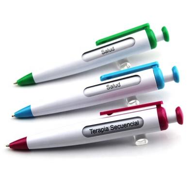 China Promotional Pen Available in Yummy Colors Logo Message Promotional Custom Pens Click Action Window Ballpoint Pen for sale