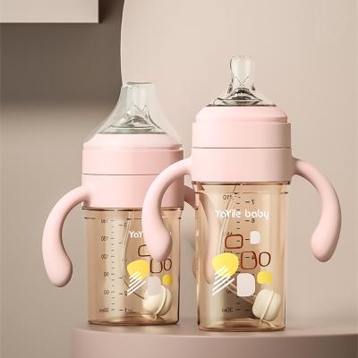 China BPA free OEM and ODM service factory price formula manufacturer pp newborn baby bottle for sale