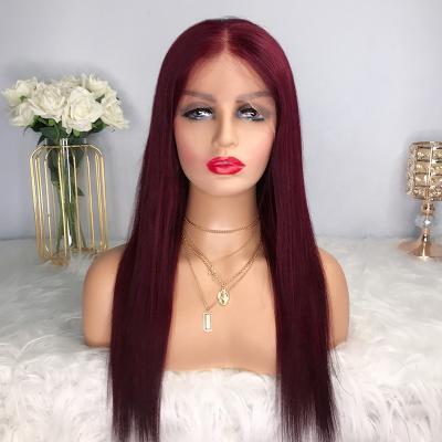 China Body Wave 200 Density Straight Hair Wigs 18 Inch Lace Front Wig 8Inch To 40Inch Hairline Virgin Hair Preplucked Instock Seller for sale