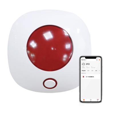 China Home Security Alarm Tuya WiFi Smart Siren Alarm Siren Instant Light Home APP Control for sale