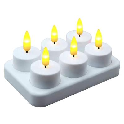 China Wedding Christmas Birthday Party Gift Matti Indoor And Outdoor Decoration Rechargeable Led Candle for sale