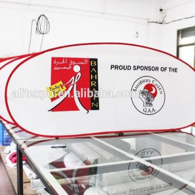 China Alibaba Express Online Shopping Outdoor Pop Up Portable Advertising Sign Holder for sale