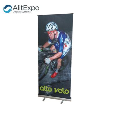 China Publicity & Good Stability Adjustable Trade Show Advertising Roll Up Banner Stand for sale