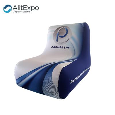 China Exhibitions Inflatable Lounger Portable Inflatable Air Chair for sale