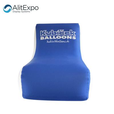 China Custom Shows Logo Printed Advertising Promotional Inflatable Chair For Party for sale