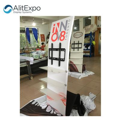 China Publicity & Promotion Trade Show Display Advertising Floor Rack Literature Rack For Trade Show Exhibition for sale