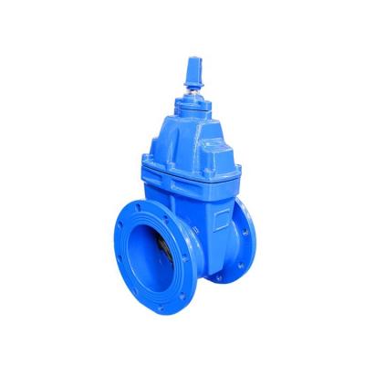 China DIN F4 PN16 PN10 NBR cast iron general sluice gost water gate valve for sale