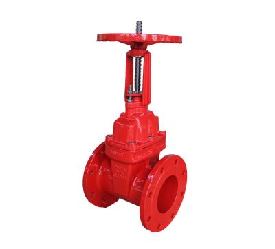 China General JC Gate Valve BS5163 Heavy Duty Rising Resilient Rising Fire Pipes Seated Gate Valve for sale